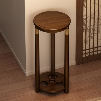 Chinese Solid Wood Flower Rack Living Room Floor-Standing 2025 New Indoor Multi-Layer Flower Rack Flower Rack Storage Rack