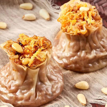 Auspicious Gold Egg Yolks Burnt Wheat 720g 12 Glutinous Rice Burning Wheat Quick Quick Food Salty Egg Yolks Meat Pine