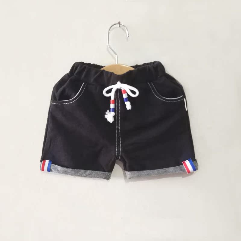 Quần trẻ em 1-2-3-4 tuổi bé quần mùa hè cô gái quần short denim trẻ em mùa hè quần có thể mở thủy triều