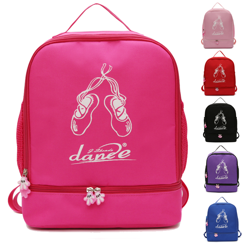 New dance bag children's backpack dance supplies storage color Oxford canvas batch custom can print LOGO
