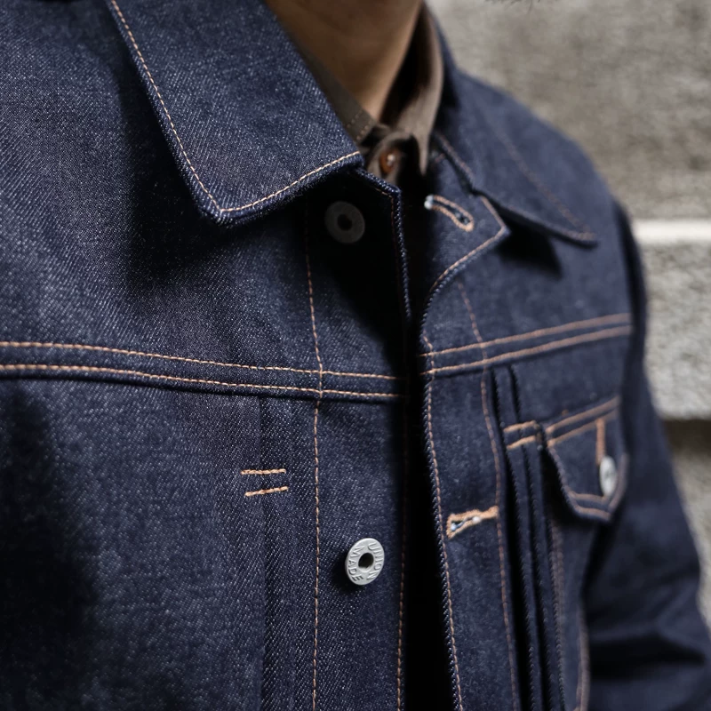 Denim retro cotton jacket, 18 oz