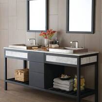 Simple modern semi-embedded washbasin Hotel design stain-resistant white copper bright silver washbasin basin basin Hand basin basin