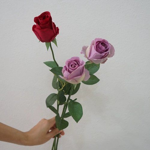 Ультрареалистичный ощущение увлажняющей паларии роза осенняя цветовая симуляция свадебный цветочный материал мягкая мебель Фотография реквизит