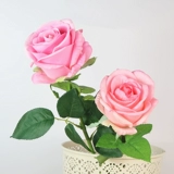 Искусственный цветок пять -летний магазин 12 цветов высокий качественный одиночный ощущение увлажняемого розового букета
