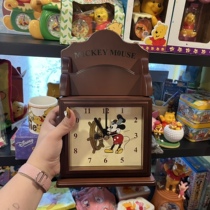 Japanese Mickey Mouse alarm clock ornament brand new with box ~ open inside to hang other small things