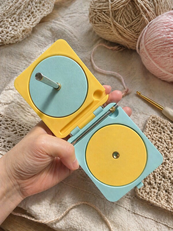 Fairy Weaver Foldable Portable Sweater Yarn Spool Rotating Knitting Yarn Ball Portable Tool Spool Yarn Spool for Going Out
