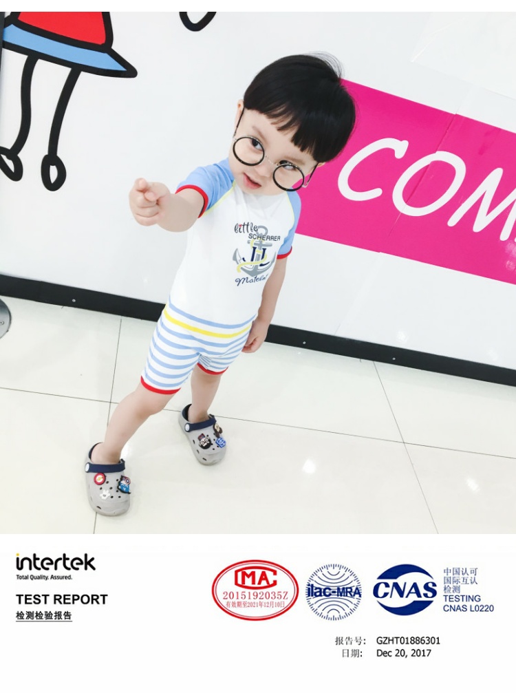 Quần áo trẻ em Hàn Quốc cho bé trai Xiêm khô nhanh quần áo chống nắng cho trẻ em Đồ bơi cho trẻ sơ sinh nam quần áo ấm - Bộ đồ bơi của Kid đồ bơi cho be gái 11 tuổi