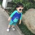 Han Fan Children Áo tắm cho bé trai Chia nhỏ Kem chống nắng Áo tắm cho bé Áo tắm Quần bé trai Hàn Quốc Gửi mũ - Bộ đồ bơi của Kid