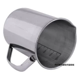 Измерительная кружка из нержавеющей стали со шкалой, 1000 мл, 500 мл