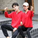 Тонкий кардиган, куртка с капюшоном для школьников, толстовка для работы, осенний, делается под заказ, с печатью вашего логотипа