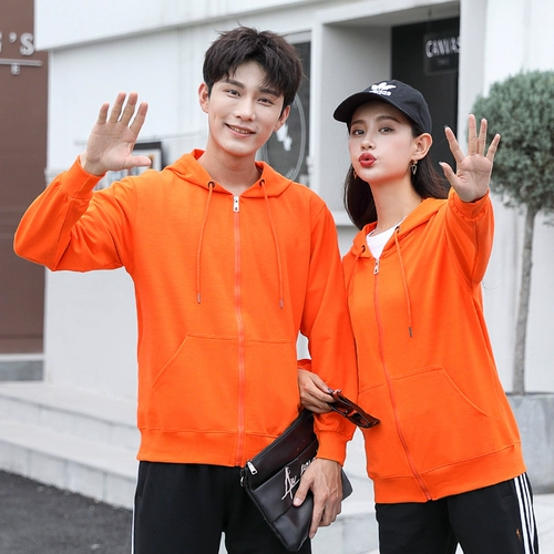 Тонкий кардиган, куртка с капюшоном для школьников, толстовка для работы, осенний, делается под заказ, с печатью вашего логотипа