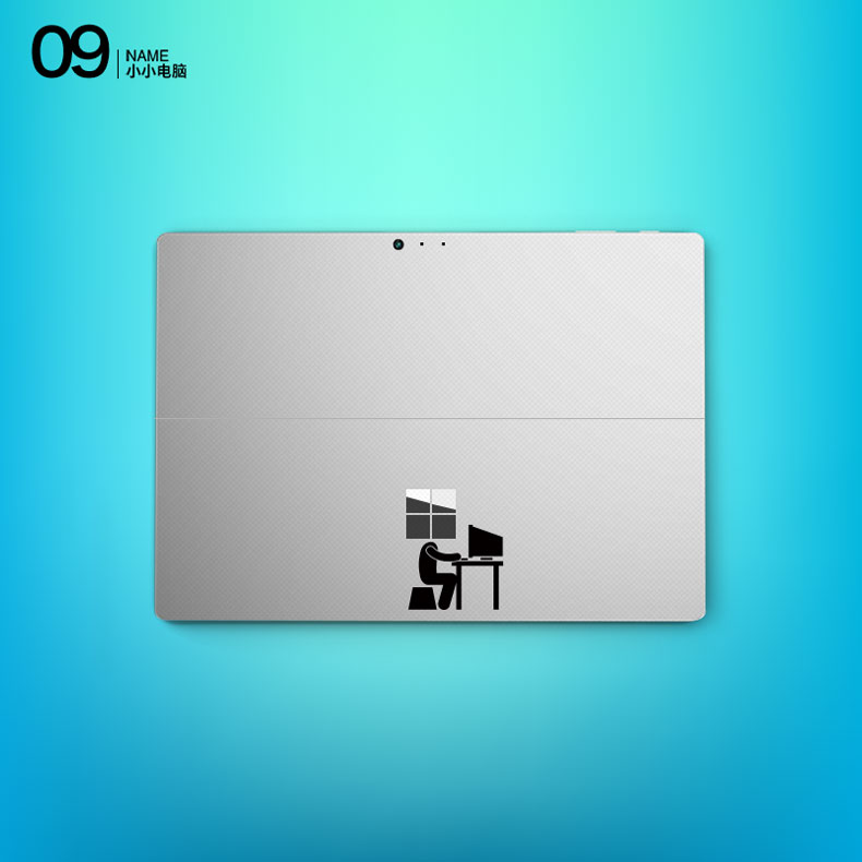 SkinAT Microsoft Tablet Phim Bề Mặt Pro4 Sticker Bảo Vệ Cơ Thể Sticker Phụ Kiện Phim Màu