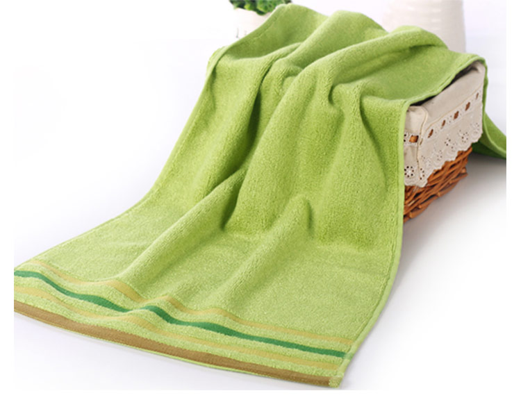 Oulin Ya khăn sợi tre để tăng phần dày khăn mặt unisex khăn khăn đơn giản màu rắn - Khăn tắm / áo choàng tắm khăn tắm muji