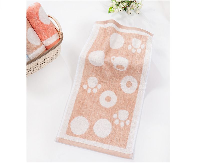 Ou Linya sợi tre phim hoạt hình jacquard khăn trẻ em khăn rửa khăn lau cùng với đoạn 26 * 50 cmXM92011 - Khăn tắm / áo choàng tắm khăn mặt sợi tre