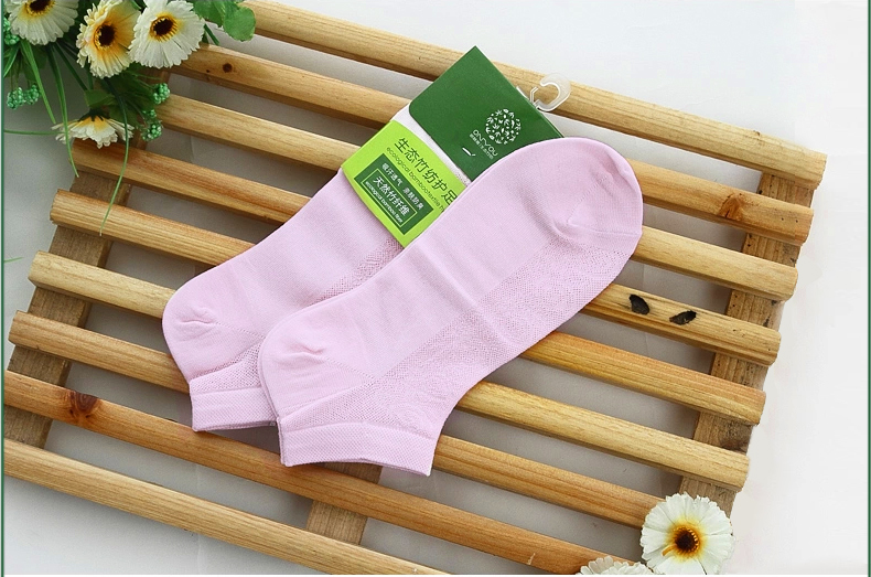 Olinya sợi tre ladies socks mùa xuân và mùa hè tre vớ than vớ của phụ nữ phụ nữ dễ thương thoải mái thở vớ thuyền