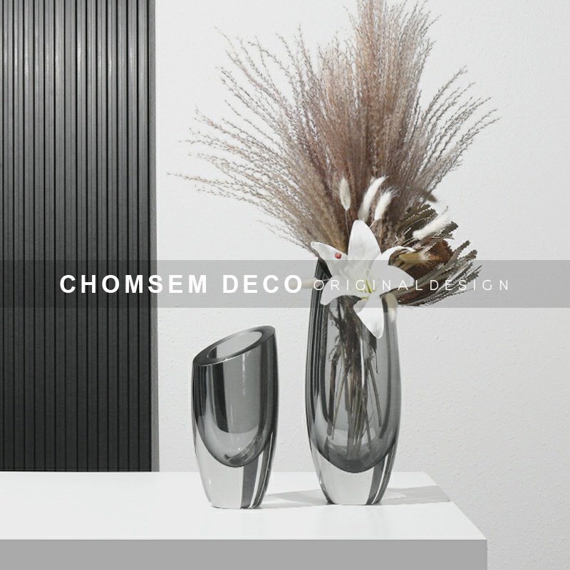 Modern Cut Glass Illustrator Boilerplate Room Soft Adornment Sample House Display Center Home Table Terrace Dry Vases Hem