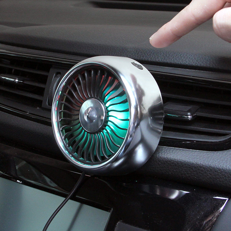 Cooling in the car Divine Instrumental Car Electric Fan 24v Wagon 12v Dolly Air Outlet Powerful Refrigeration On-board Small Fan