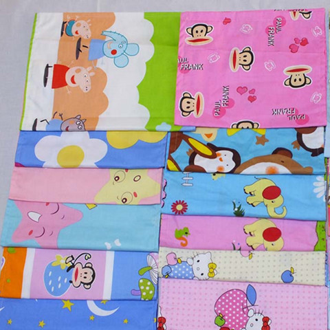 Pure cotton cartoon baby pillow - case baby baby cute 20 x30cm small pillow set 1