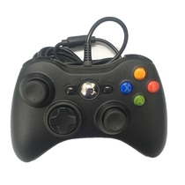 Black USB Wired Game Controller Joystick Gamepad Pad For PC