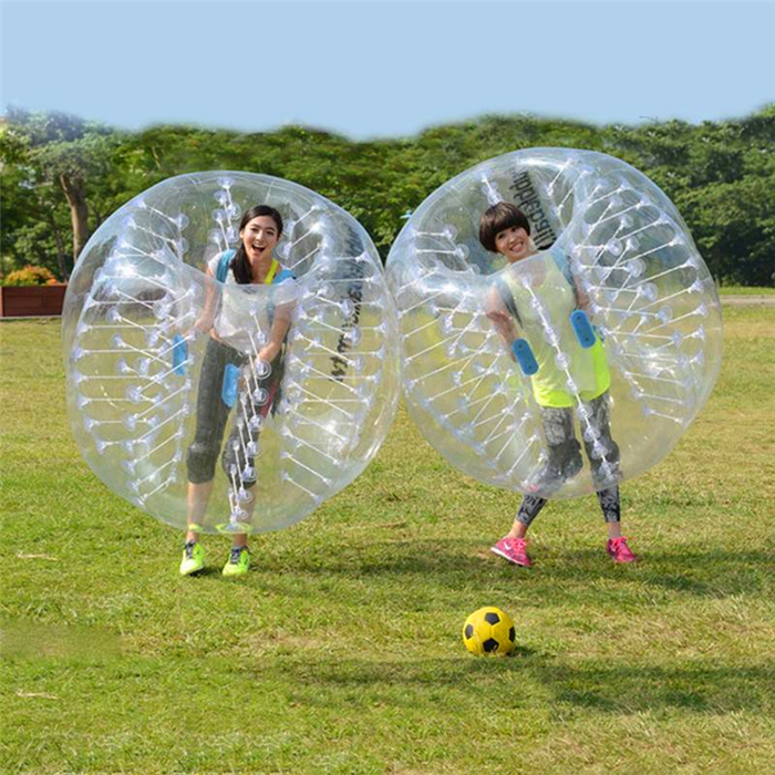Inflatable transparent color bumper ball fun games competition adult children bumper ball outdoor parent-child football