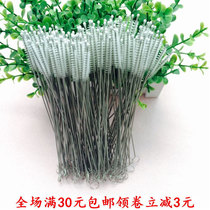 20 pieces of straw brushes stainless steel straw brushes airway brushes spiral soft bristle straw brushes one length 17 5CM