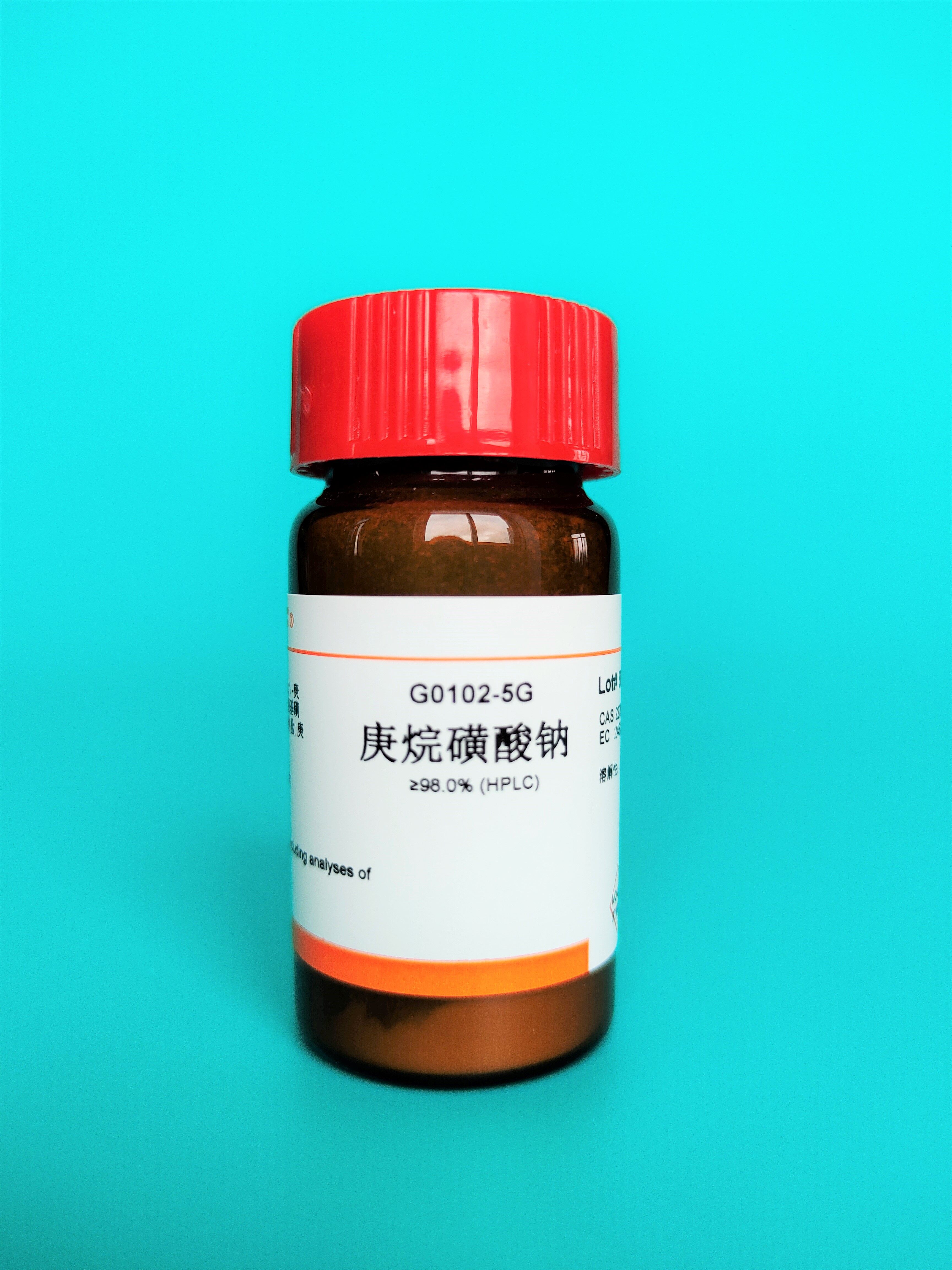Scientific research reagent Sodium heptane sulfonate 1-heptane sulfonate sodium CAS:22767-50-6 5g 25g