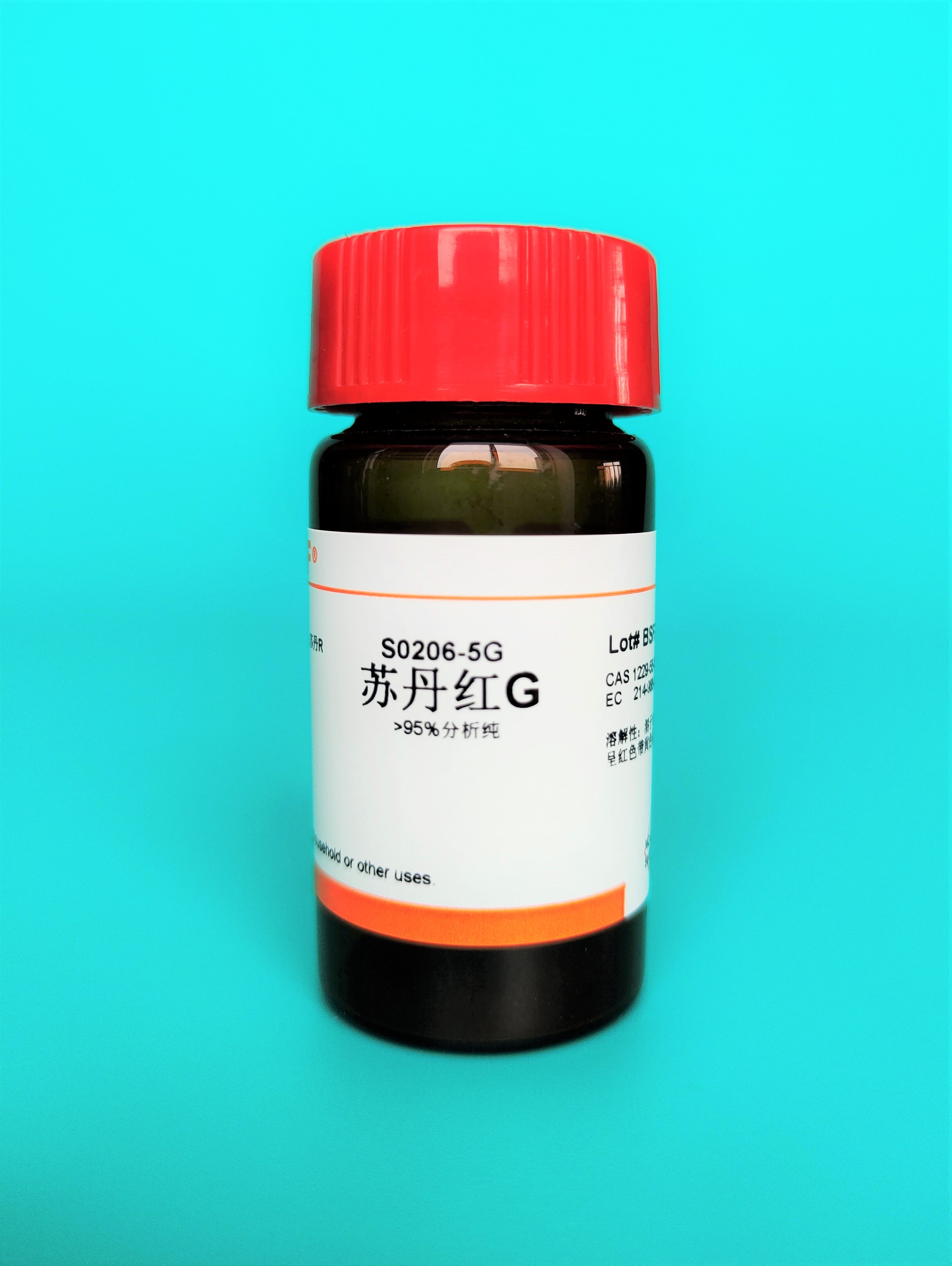 Experimental Reagent Sudan Red G Sudan R Solvent Red 1 Oil Red 113 CAS:1229-55-6≥95% 5g