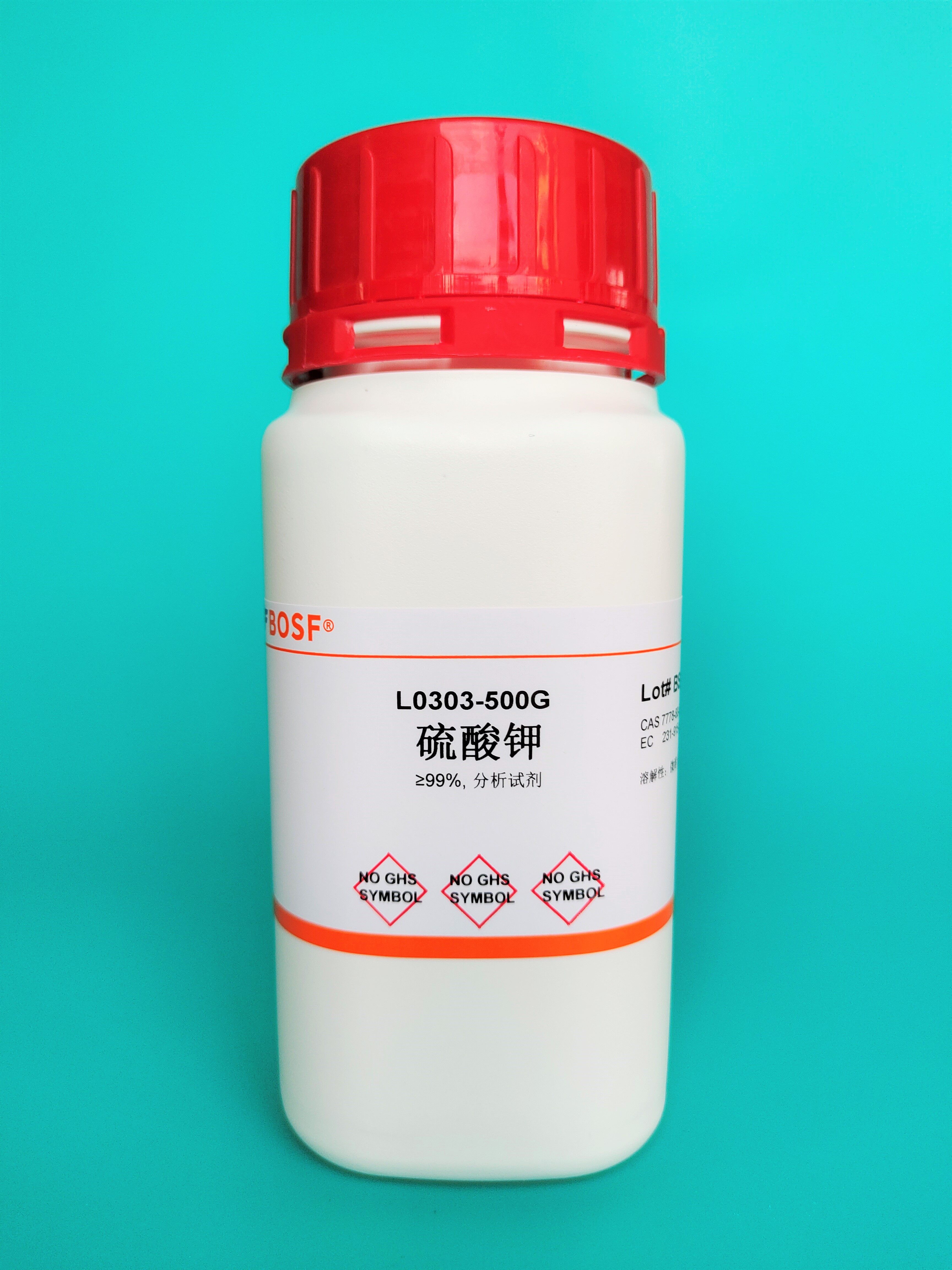 Experimental reagent Potassium sulfate Anhydrous potassium sulfate CAS:7778-80-5 AR analytical grade 500g