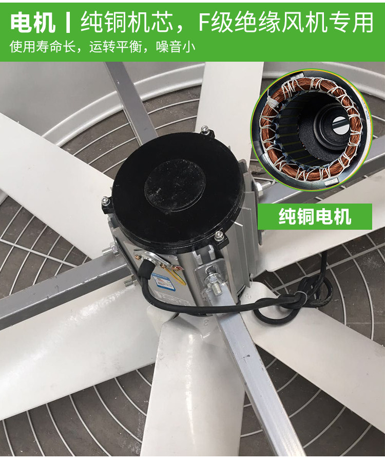 Negative Pressure Ventilator Motor Glass Fiber Accessories Factory Farm Workshop Multi-Model 380V220V Motor