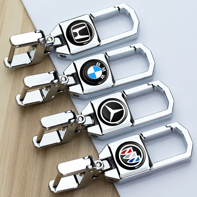 Suitable for Foss Audi BMW Mercedes-Benz Buick Ford modern men's waist pendant key chain car key chain