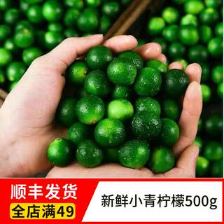 Fresh hainanese green lemons are sour and juicy