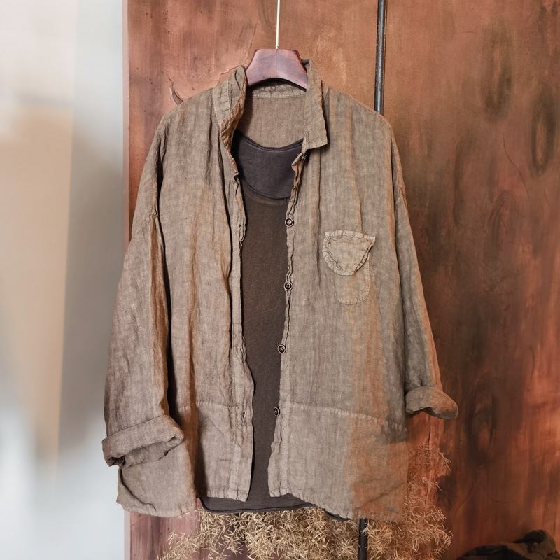 7747 Vintage-Style Cardigan Jacket.69.140 Breathable Retro