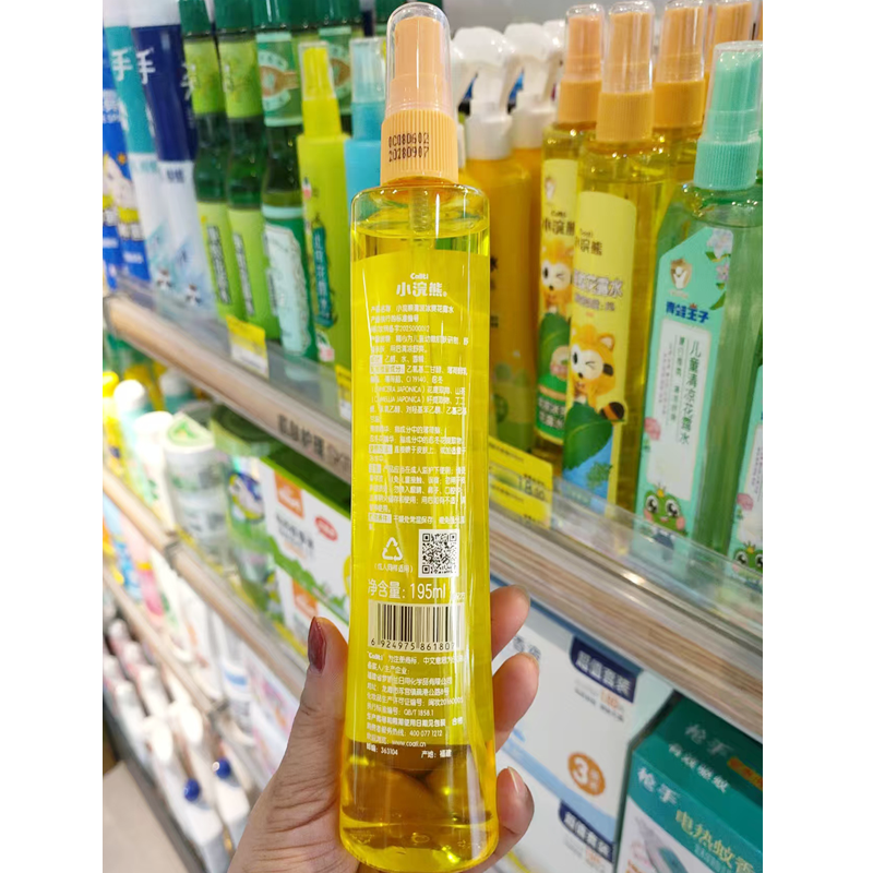 小浣熊忍冬花花露水：宝宝夏日守护天使