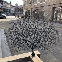 Plate decoration creative artistic conception dish cold dishes cold dishes coral tree simulation seabed iron tree fish tank vase landscaping Sea tree