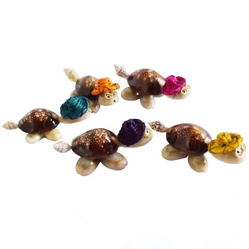 Super cute sea snail shells Small turtle Tortoise Decorative Pendulum with small Ben Start-up Night Market Artisanal DIY-Taobao