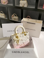 CaeislKciel women's bag niche gradient tassel Diana bag women's 2026 new high-end hand-held crossbody bag