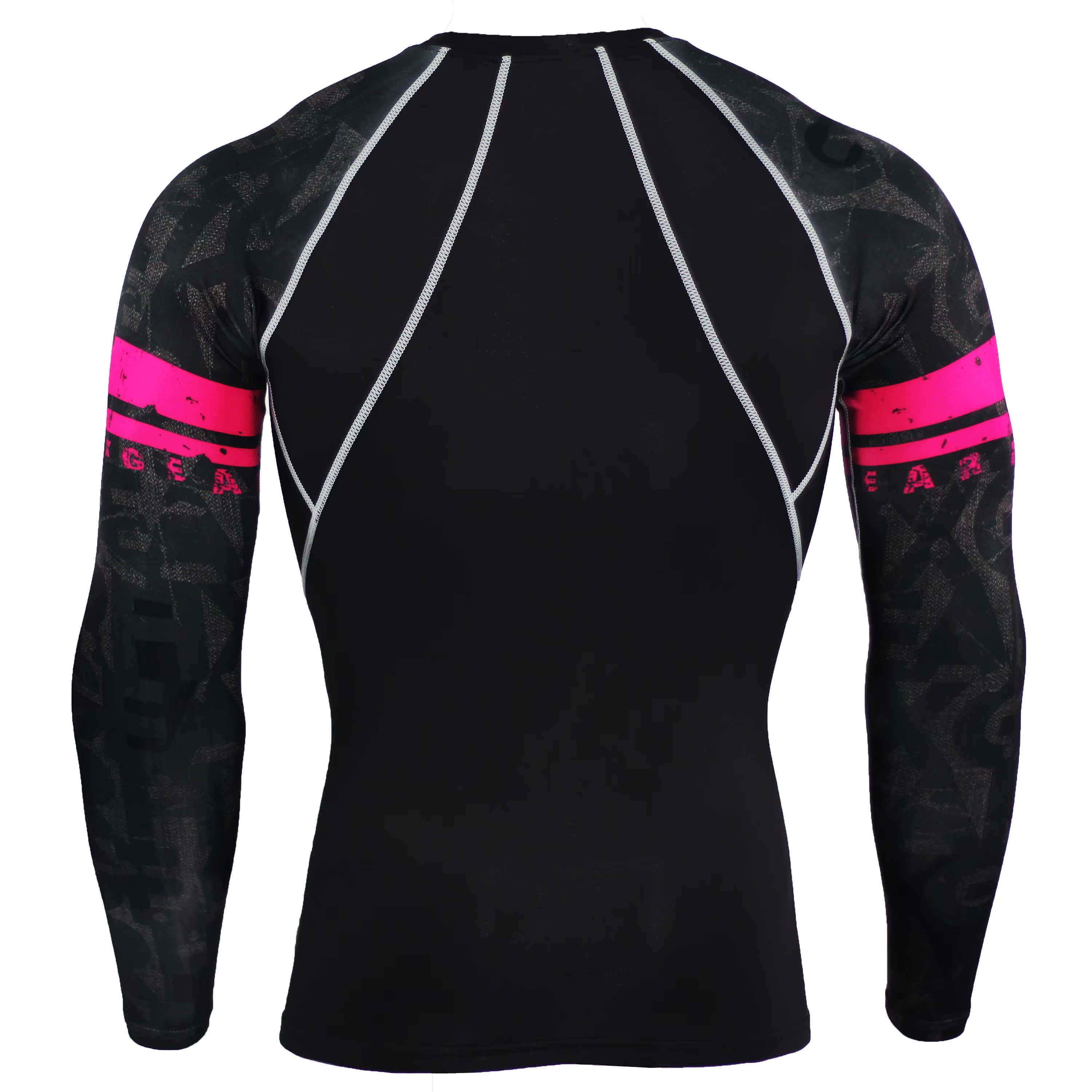 Quần áo thể dục mới 2018 quần áo thể thao nam bóng rổ chạy bộ MMA chiến đấu Sanda tights áo thun dài tay - Quần áo tập thể hình quần tập gym nam 2 lớp