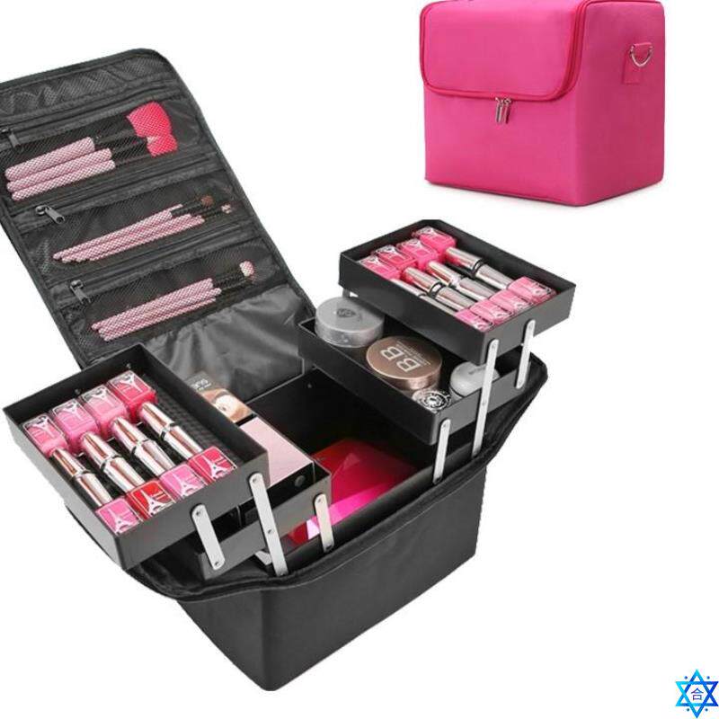 Portable nail beauty salon make-up storage box cosmetic bag
