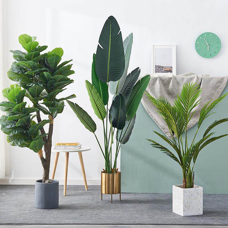 Large bonsai indoor-decorated fakes green plant green trees