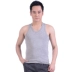 Mùa hè trung niên nam áo yếm modal cotton trung niên cao tuổi mồ hôi áo vest cha già - Lót