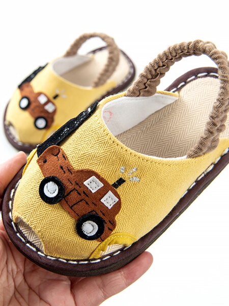 Spring & Fall 1-3-5 Years Old Kids Cotton and Linen Baby Slippers