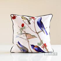 Batha Lee Retro Nostalgic American Country Flower and Bird Sofa cushion pillow - cushion pillow - sample room decorated and embraced pillow