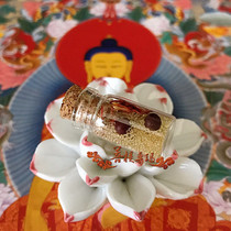 Shakyamuni Buddha golden yellow solid son bound Tibetan Stupa Gawu 10 yuan a bottle to send safflower