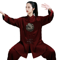 Lean Tai Chi Clothing Womens New Foreign Air High-end Martial Arts Performance Suit Mens Eight-Section Jin Taijiquan Practice of the Spring and Autumn