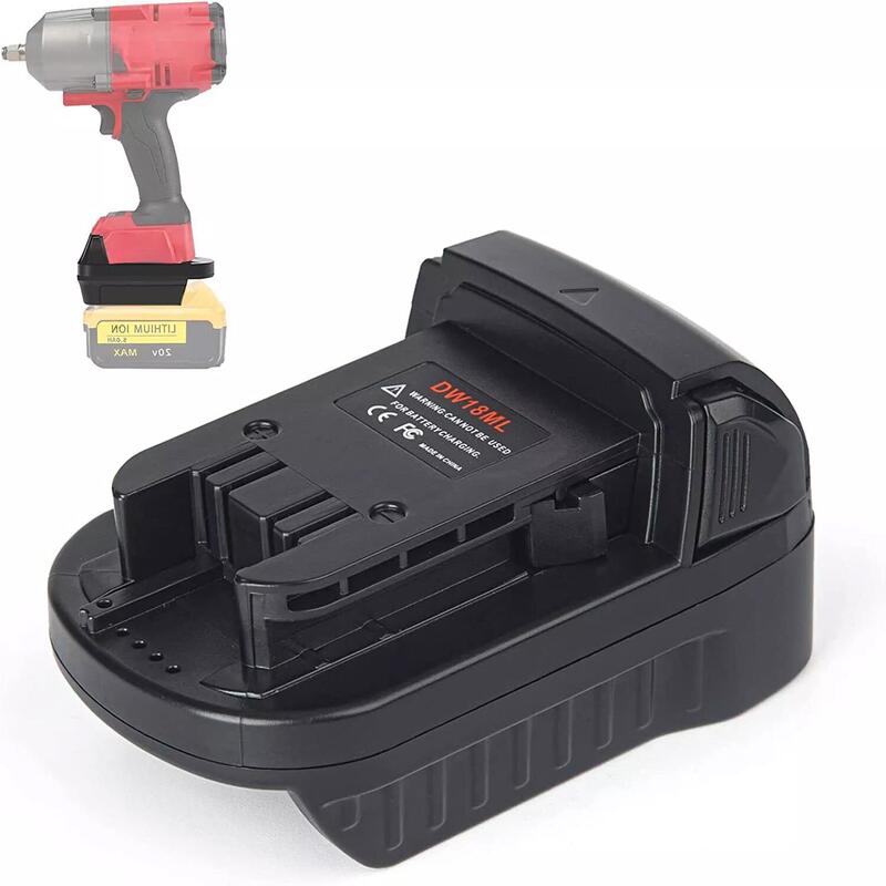 Suitable for Dewalt 20V to Milwaukee 18V Lithium Battery Tool Adapter