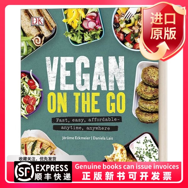 [In-Stock Imported English Original Edition] English Original Edition Vegan on the Go: a 100-Recipe Reference Guide for Vegetarians, Hardcover, English Version, Imported English Original Book by Jérôme Eck