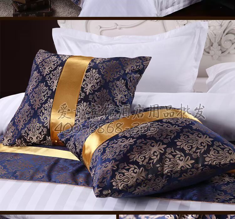 Khách sạn năm sao bộ đồ giường khách sạn khăn trải giường khách sạn khăn trải giường cờ đuôi giường pad giường bao gồm giường bộ drap giường 1m6