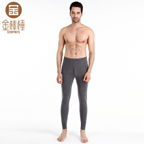 Golden Rod-Thickened Cashmere Trousers Warm Pants 1039 Thick Solid Windproof Soft Mountain Cashmere Knitted Underpants Man