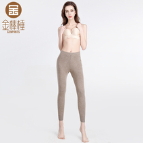 Golden Rod Thickened Cashmere Trousers 1068 Encryption fine-spun elastic fine Windproof Soft Post Clothing Knit Warm Suede Pants