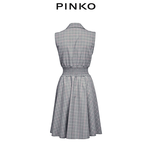 PINKO Женские тонкие клетчатые v -neck платья 1G14TP7880
